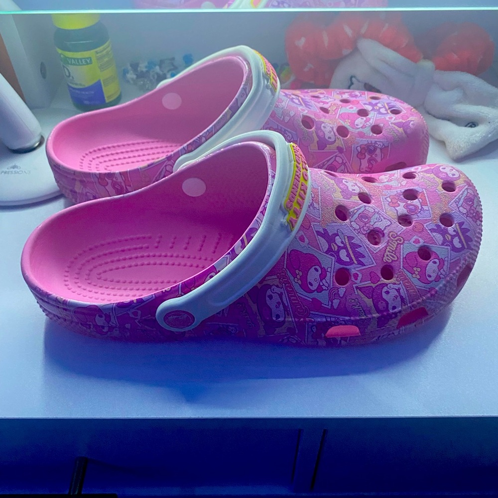 Hello kitty and friends crocs (NOT WITH ORIGINAL CHARMS)